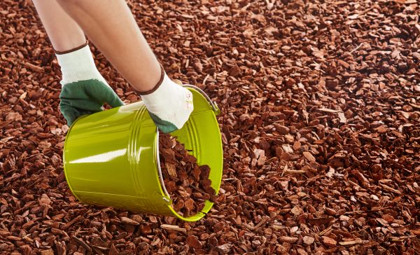 Wood Chip Landscaping in Noblesville