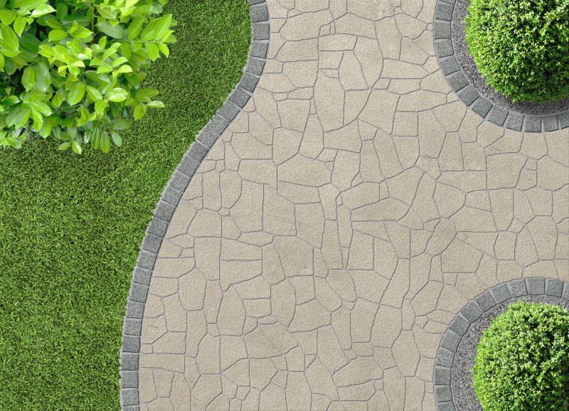Elegant Paver Border